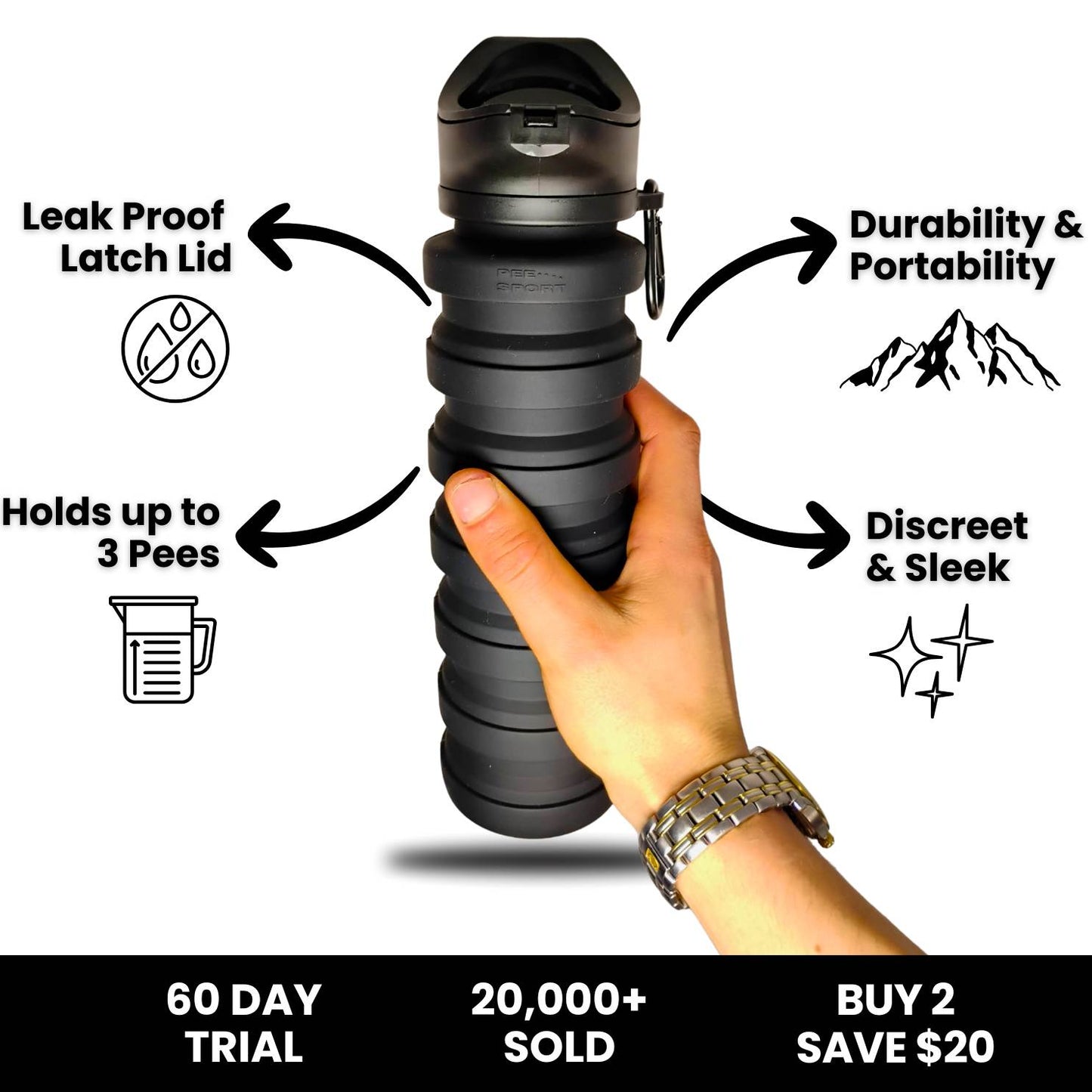 PeeSport Camping & Car Travel Urinal