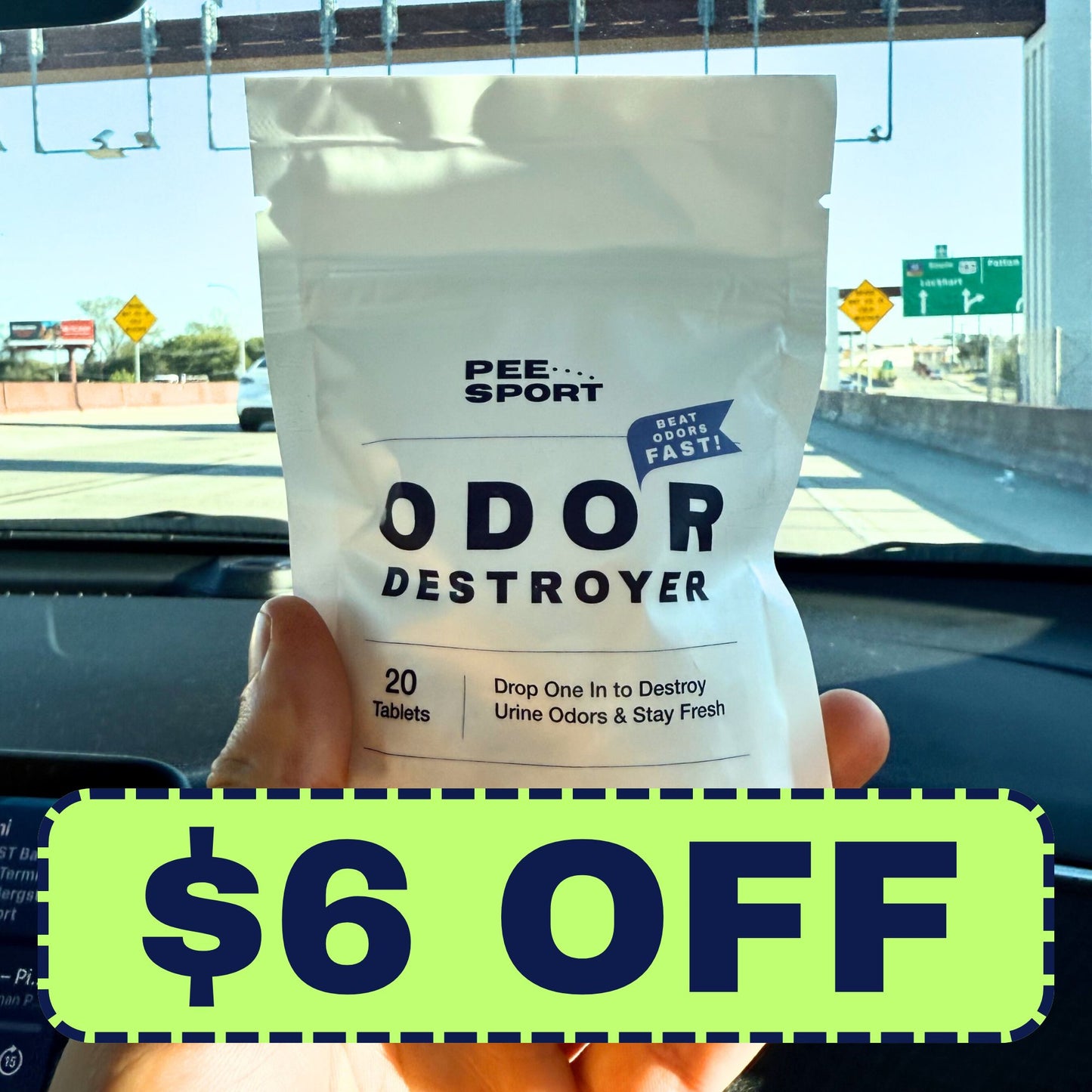 Odor Destroyer Tablets 20-Pack [$5 OFF]